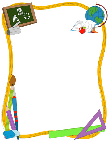 Classroom Border PNG