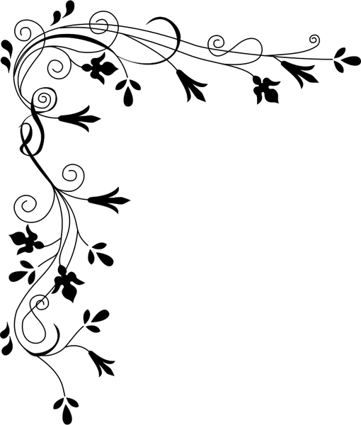 3d Flower Border PNG