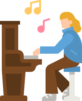 Pianist PNG