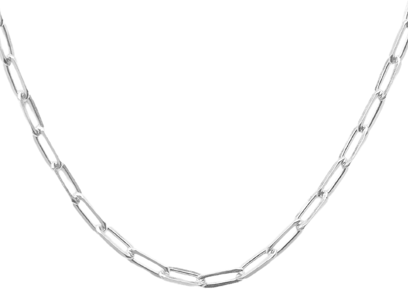 Mens Silver Chain PNG