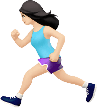 Running Emoji PNG