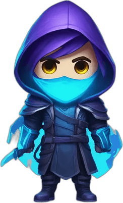 Glowing Blue Eyes PNG