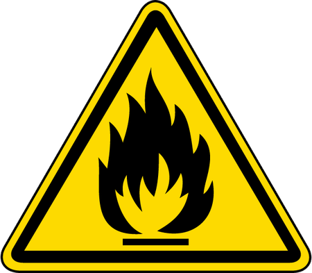 Flammable Sign PNG
