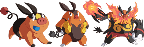 Emboar Pokemon PNG