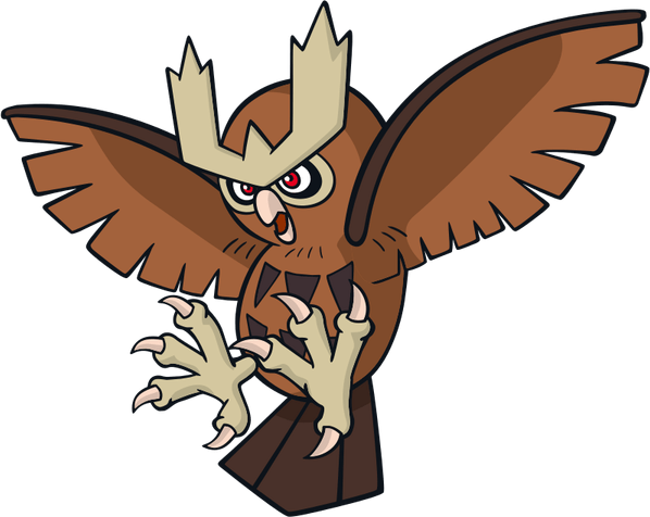 Noctowl Pokemon PNG