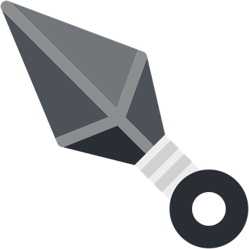 Naruto Kunai Knife PNG