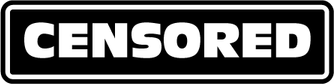 Black Censor Bar PNG