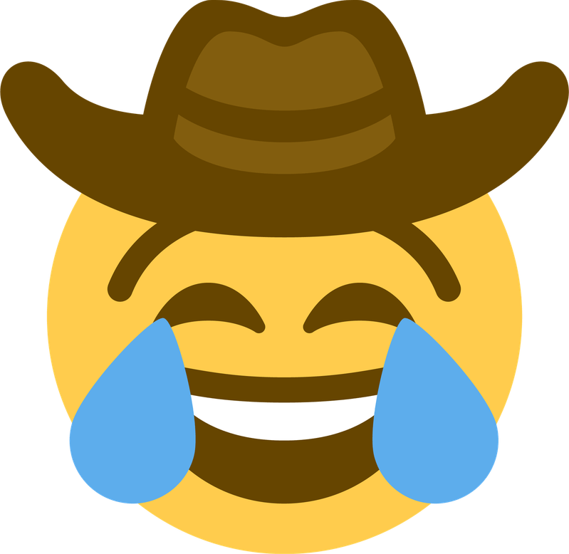 Cowboy Emoji PNG