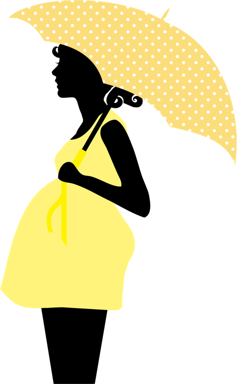 Pregnant Woman Cartoon PNG