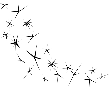 Black Sparkles PNG