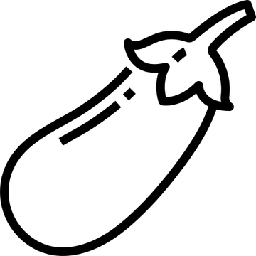 White Eggplant PNG