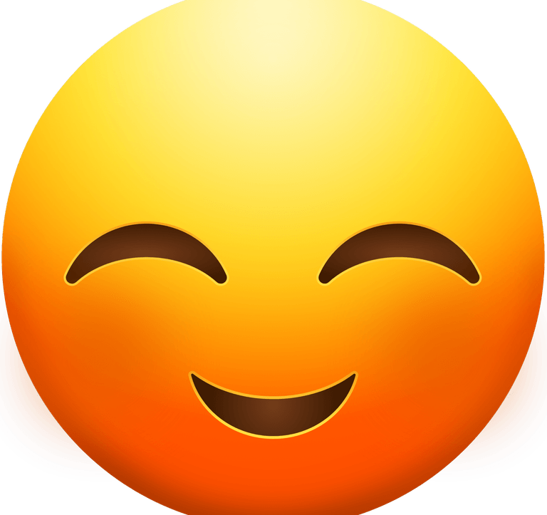 Blushing Emoji PNG