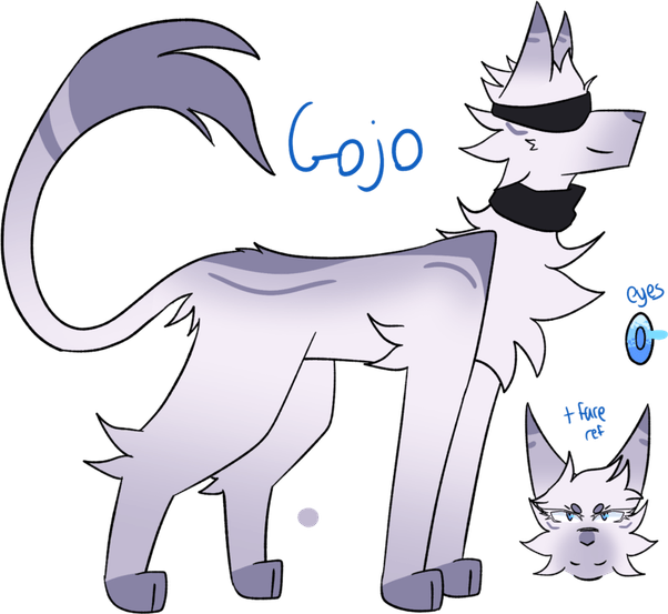 Gojo Cat PNG