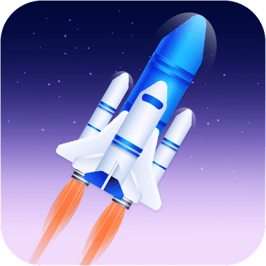 Rocket To Moon PNG