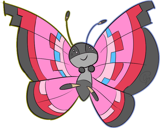Scatterbug Pokemon PNG