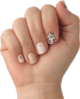 Animal Print Nails PNG