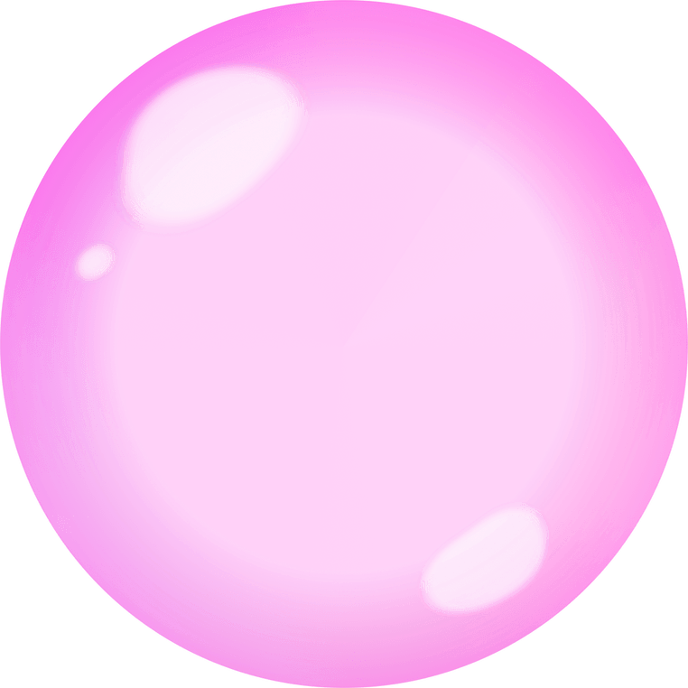 Bubble Gum Bubble PNG