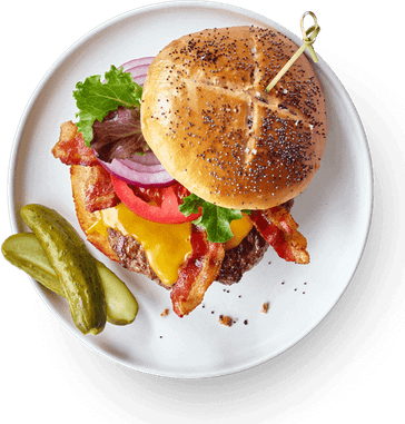 Burger Top View PNG