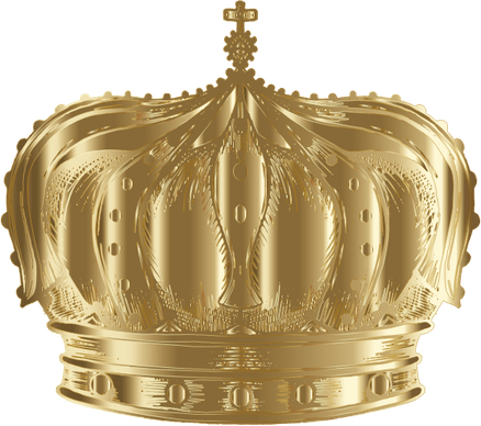Gold King Crown PNG
