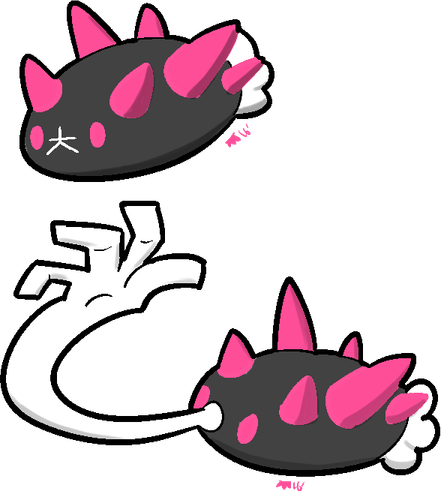 Pyukumuku Pokemon PNG