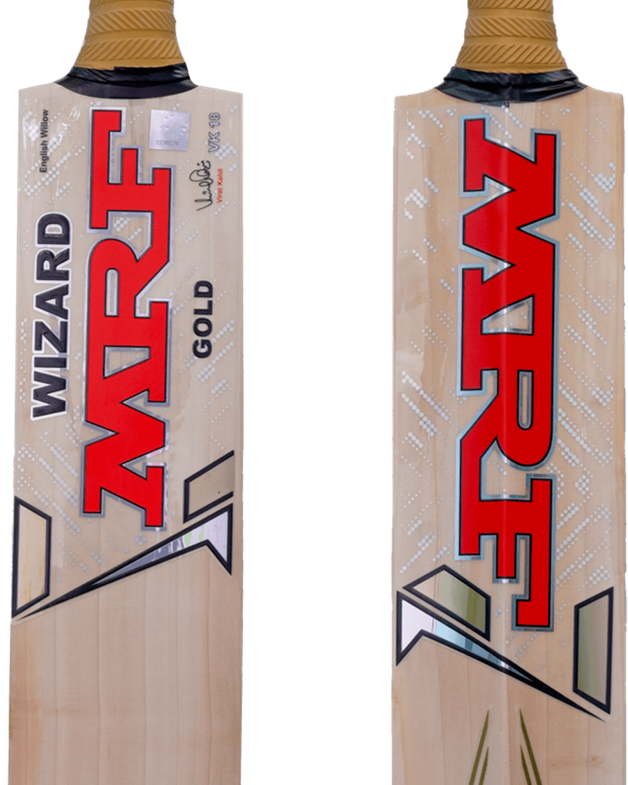 Gold Cricket Bat PNG