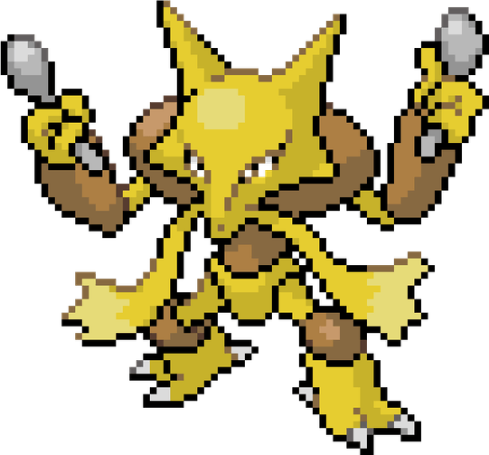 Alakazam Pokemon PNG