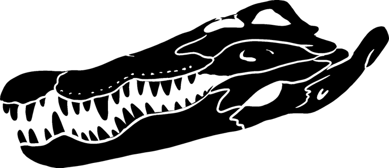 Crocodile Skull PNG