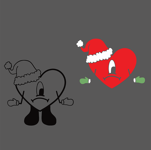 Bad Bunny Heart PNG