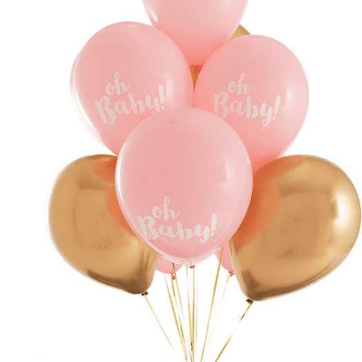 Rose Gold Balloons PNG