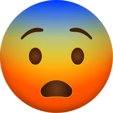 Fearful Emoji PNG