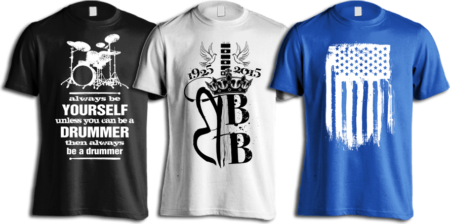 Graphic T Shirt Design PNG
