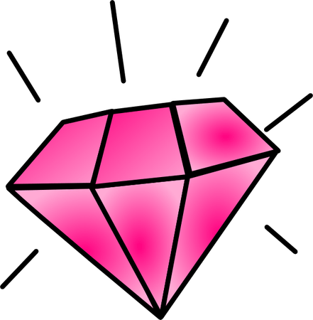 Cartoon Diamond PNG