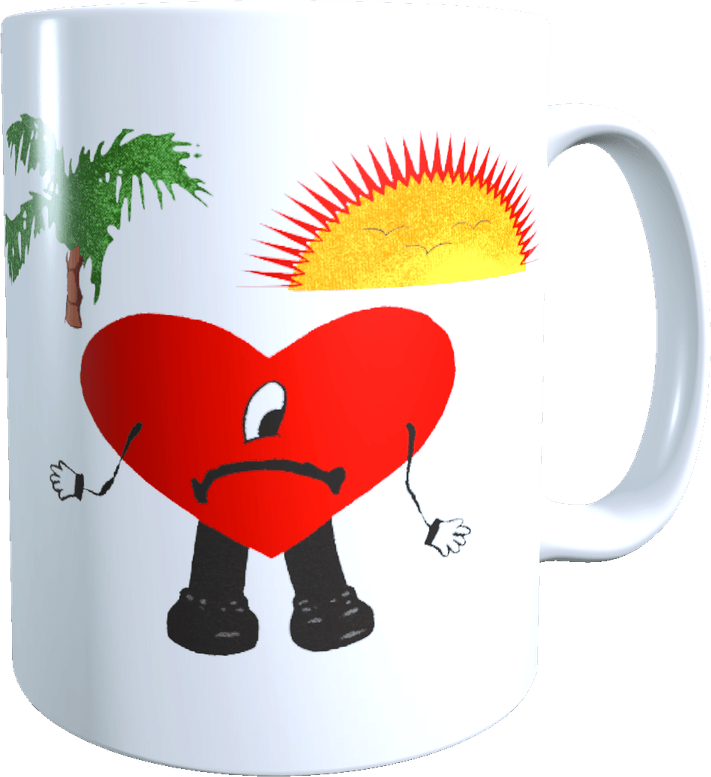 Bad Bunny Heart PNG