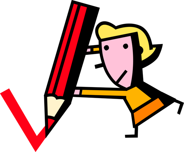 Pencil Check Mark PNG