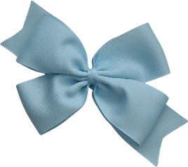 Light Blue Bow PNG