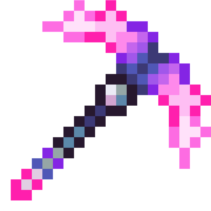 Minecraft Pickaxe PNG