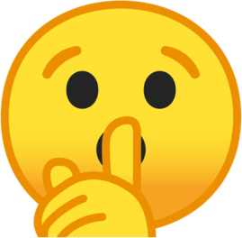Shh Emoji PNG