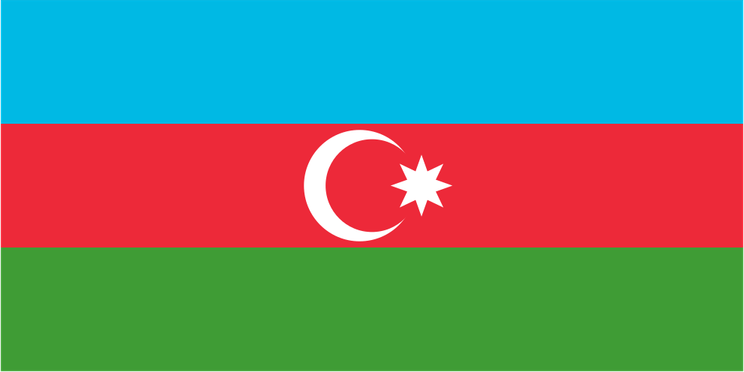 Azerbaijan Flag PNG