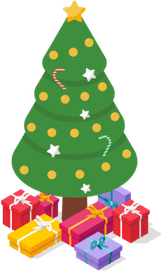 8bit Christmas Tree PNG