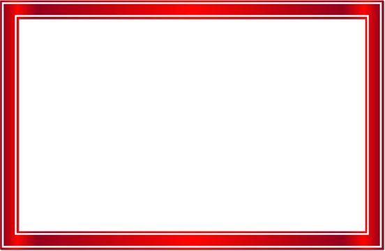 Red Rectangle Border PNG