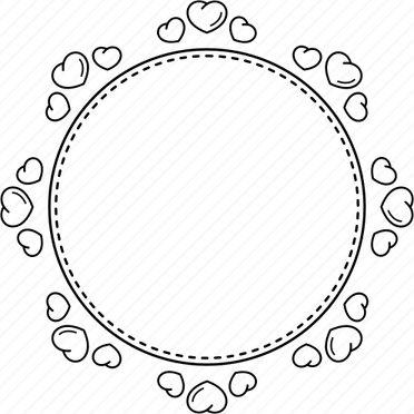 Black Gradient Border PNG