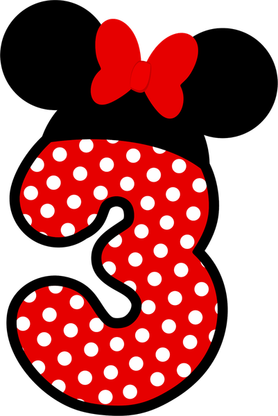 Red Minnie Mouse PNG