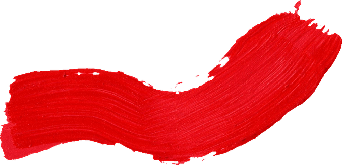 Red Brush Stroke PNG