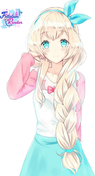 Cute Anime Girl PNG