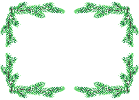 Frosty Border PNG