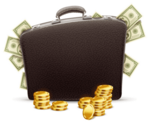Money Suitcase PNG