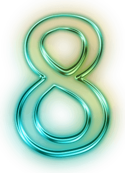 8 Number PNG