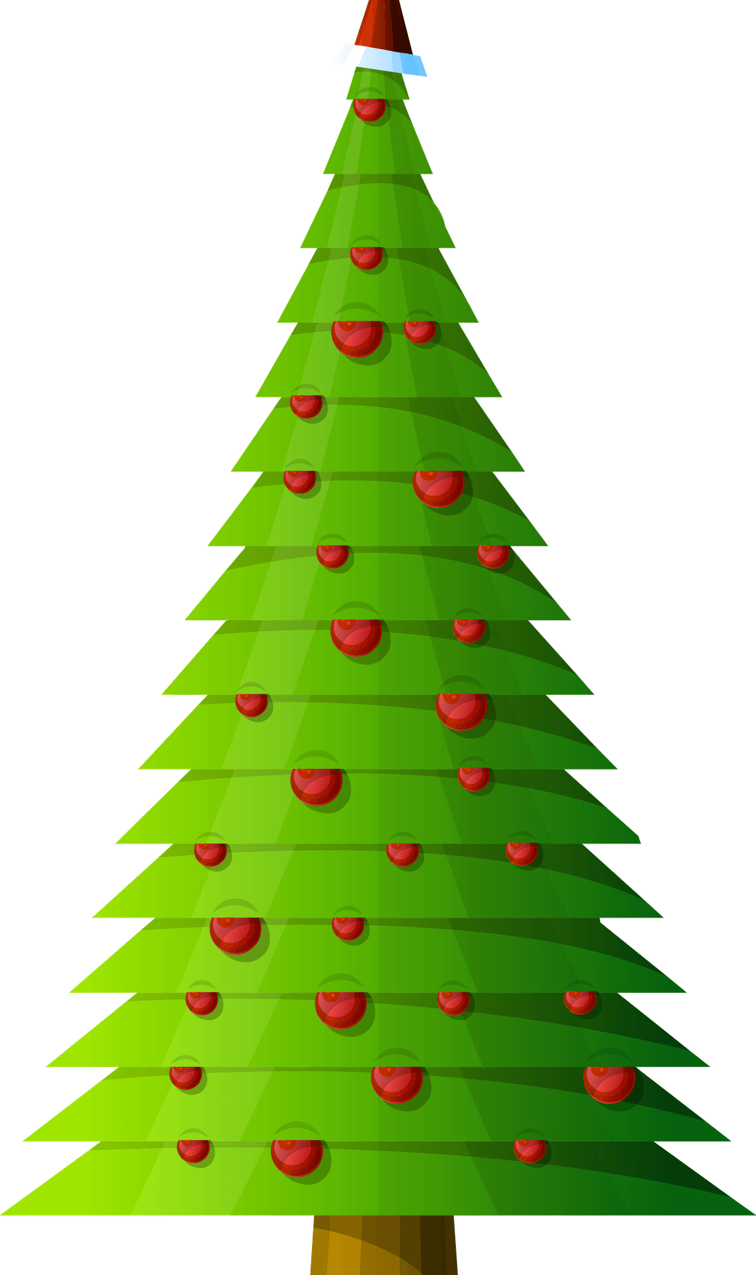 Rustic Christmas Tree PNG