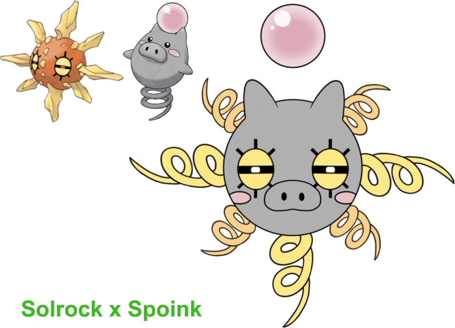 Solrock Pokemon PNG