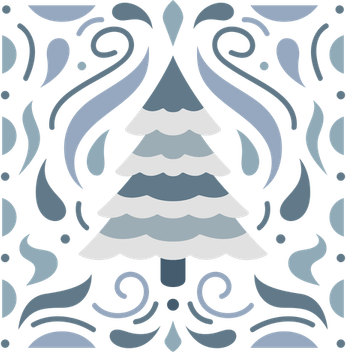 Leopard Christmas Tree PNG